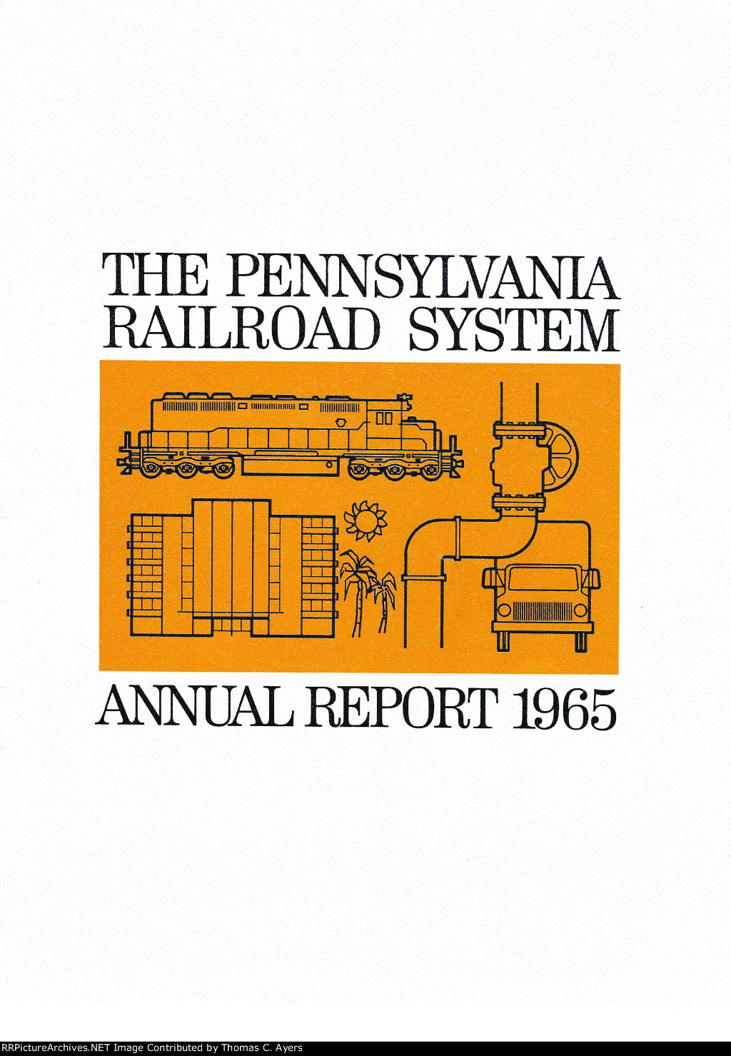 PRR 119th Annual Report, Front Cover, 1965